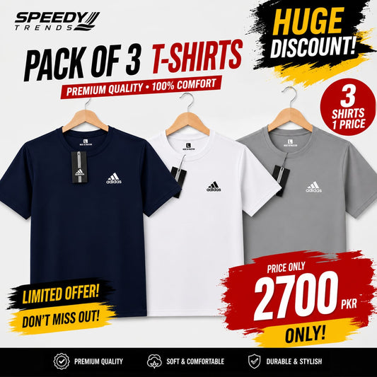 addi 3 shirts in huge  discounted price (random color) black blue white gray green mehroon